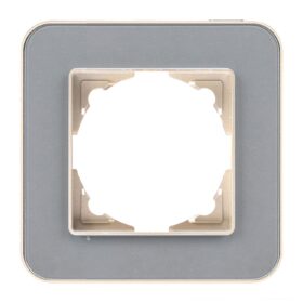 Günsan Radius Metalik Bej & Pearl Silver Tekli Çerçeve