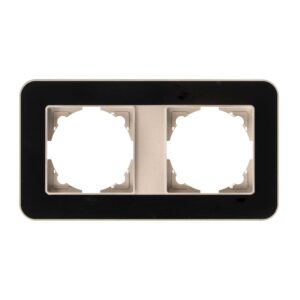 Günsan Radius Metalik Bej & Jet Black İkili Çerçeve