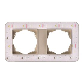 Günsan Radius Metalik Bej & Pinky Ballerina İkili Çerçeve