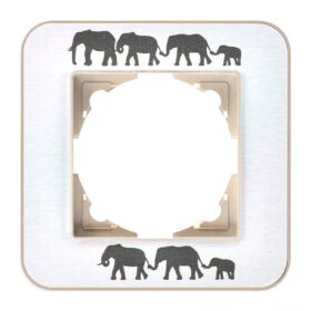 Günsan Radius Metalik Bej & Silver Gray Tekli Çerçeve