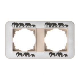 Günsan Radius Metalik Bej & Silver Gray İkili Çerçeve