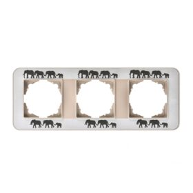 Günsan Radius Metalik Bej & Silver Gray Üçlü Çerçeve