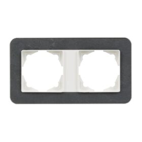 Günsan Radius Metalik Siyah & Black İkili Çerçeve