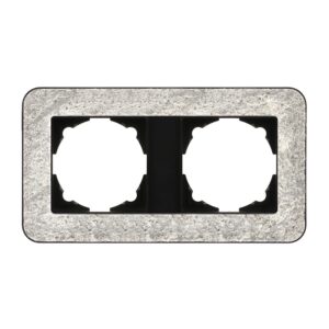 Günsan Radius Metalik Siyah & Silver Gray İkili Çerçeve