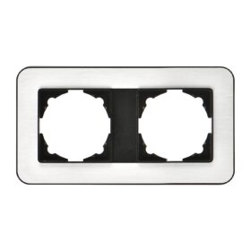 Günsan Radius Metalik Siyah & Silver Light İkili Çerçeve