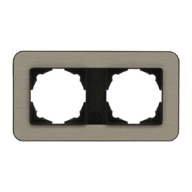 Günsan Radius Metalik Siyah & Bronze İkili Çerçeve