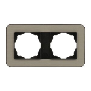 Günsan Radius Metalik Siyah & Bronze İkili Çerçeve