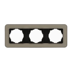 Günsan Radius Metalik Siyah & Bronze Üçlü Çerçeve