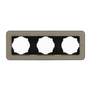 Günsan Radius Metalik Siyah & Bronze Üçlü Çerçeve