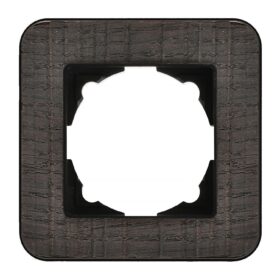 Günsan Radius Metalik Siyah & Natural Oak Tekli Çerçeve