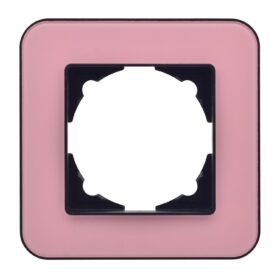 Günsan Radius Metalik Siyah & Powdery Pink Tekli Çerçeve