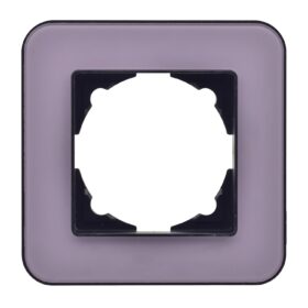 Günsan Radius Metalik Siyah & Pastel Violet Tekli Çerçeve