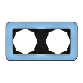 Günsan Radius Metalik Siyah & Pastel Blue İkili Çerçeve