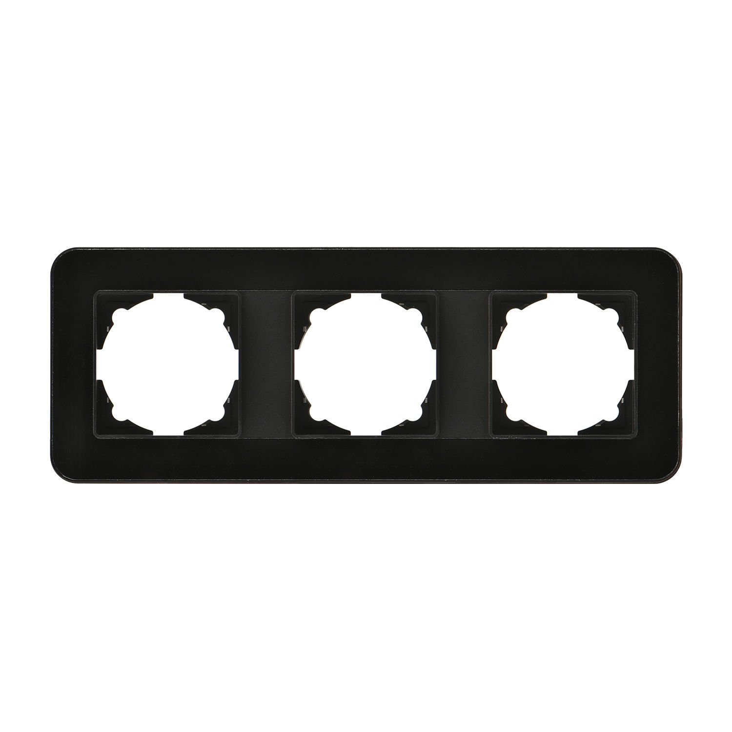 Günsan Radius Metalik Siyah & Jet Black Üçlü Çerçeve