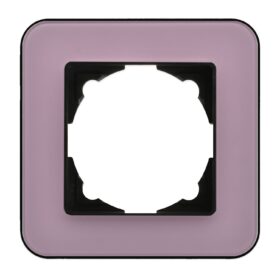 Günsan Radius Metalik Siyah & Dusty Rose Tekli Çerçeve