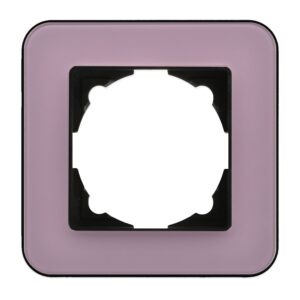 Günsan Radius Metalik Siyah & Dusty Rose Tekli Çerçeve