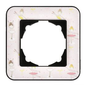 Günsan Radius Metalik Siyah & Pinky Ballerina Tekli Çerçeve