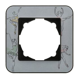 Günsan Radius Metalik Siyah & Pretty Ballerina Tekli Çerçeve