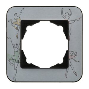 Günsan Radius Metalik Siyah & Pretty Ballerina Tekli Çerçeve