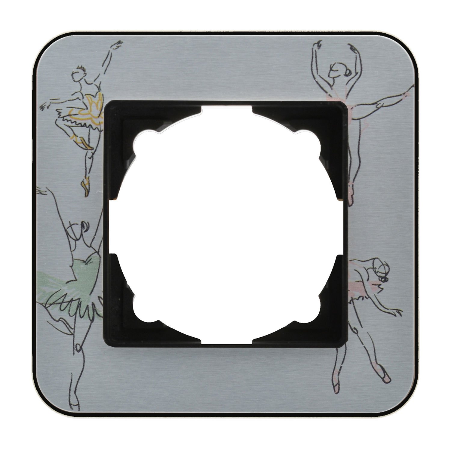 Günsan Radius Metalik Siyah & Pretty Ballerina Tekli Çerçeve