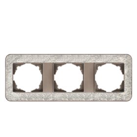 Günsan Radius Mocha & Silver Gray Üçlü Çerçeve