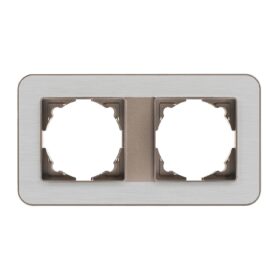 Günsan Radius Mocha & Silver Light İkili Çerçeve