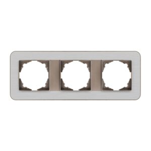 Günsan Radius Mocha & Silver Light Üçlü Çerçeve