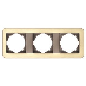 Günsan Radius Mocha & Gold Üçlü Çerçeve