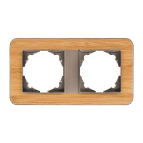 Günsan Radius Mocha & Natural Bamboo İkili Çerçeve