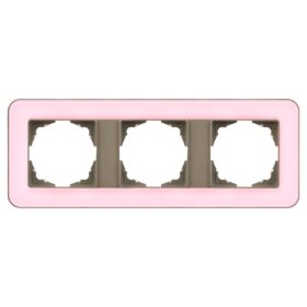 Günsan Radius Mocha & Powdery Pink Üçlü Çerçeve