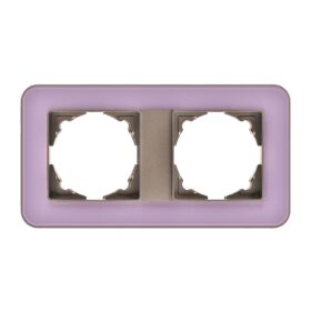 Günsan Radius Mocha & Pastel Violet İkili Çerçeve