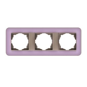 Günsan Radius Mocha & Pastel Violet Üçlü Çerçeve
