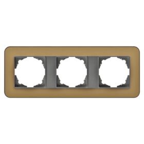 Günsan Radius Mocha & Pearl Gold Üçlü Çerçeve