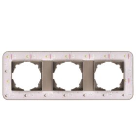 Günsan Radius Mocha & Pinky Ballerina Üçlü Çerçeve