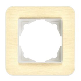 Günsan Radius Fildişi Beyazı & Gold Tekli Çerçeve