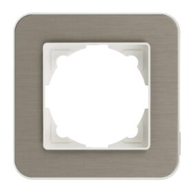 Günsan Radius Fildişi Beyazı & Bronze Tekli Çerçeve