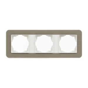 Günsan Radius Fildişi Beyazı & Bronze Üçlü Çerçeve