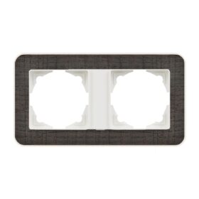 Günsan Radius Fildişi Beyazı & Natural Oak İkili Çerçeve