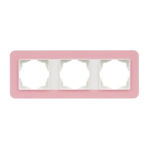 Günsan Radius Elements Üçlü Çerçeve Fildişi Beyazı / Powdery Pink