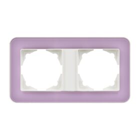 Günsan Radius Fildişi Beyazı & Pastel Violet İkili Çerçeve