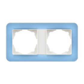 Günsan Radius Fildişi Beyazı & Pastel Blue İkili Çerçeve