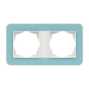 Günsan Radius Fildişi Beyazı & Pastel Green İkili Çerçeve