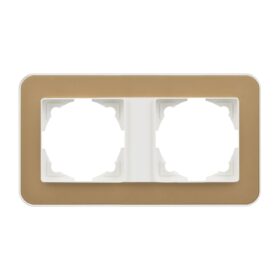 Günsan Radius Fildişi Beyazı & Pearl Gold İkili Çerçeve