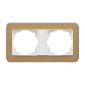 Günsan Radius Fildişi Beyazı & Pearl Gold İkili Çerçeve