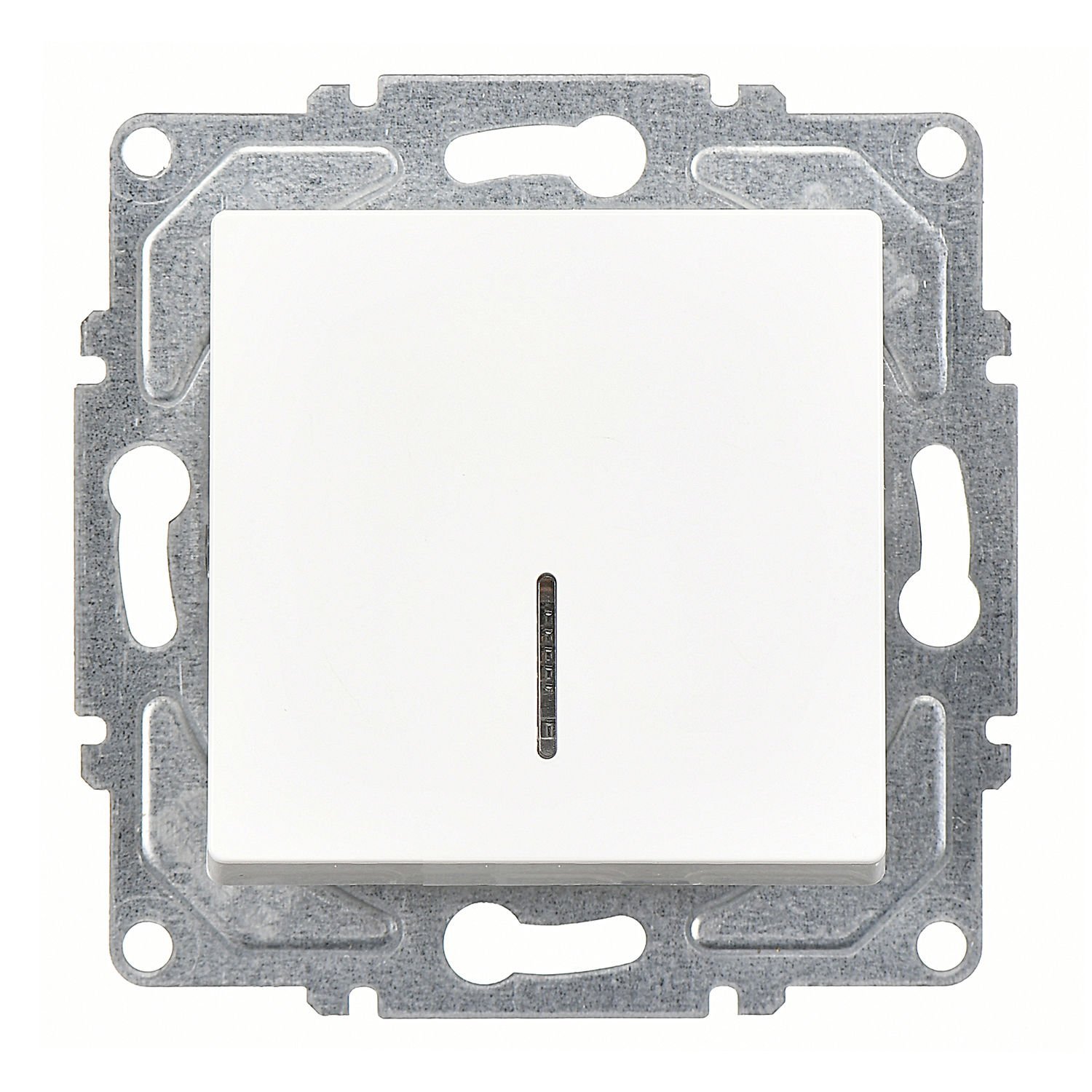 Günsan Eqona Beyaz Vidalı Eqona Işıklı Anahtar