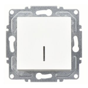 Günsan Eqona Beyaz Klipsli Eqona Işıklı Anahtar