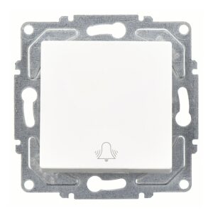 Günsan Eqona Beyaz Vidalı Zil Butonu - 10AX 250V