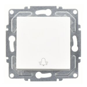 Günsan Eqona Beyaz Klipsli Zil Butonu - 10AX 250V