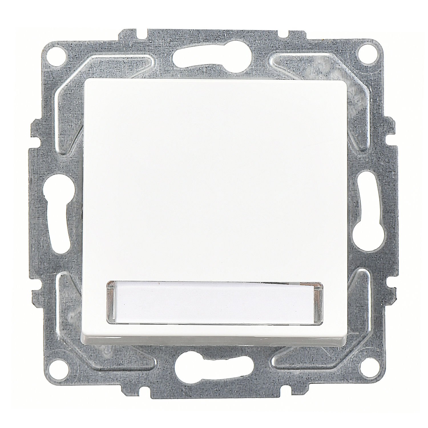 Günsan Eqona Beyaz Klipsli Eqona Işıklı Etiketli Zil Butonu 12V