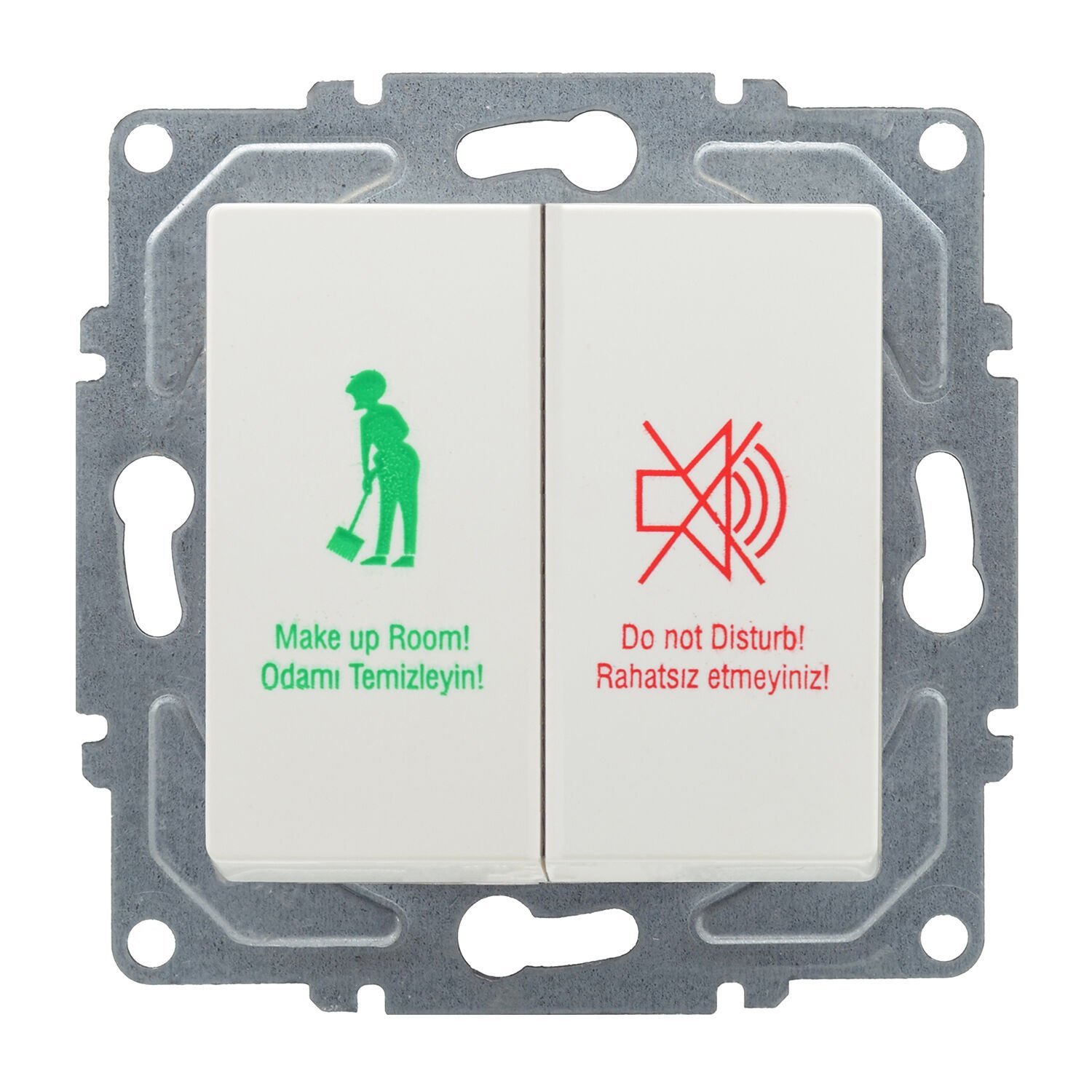 Günsan Eqona Beyaz Vidalı DND/MUR Komütatörü